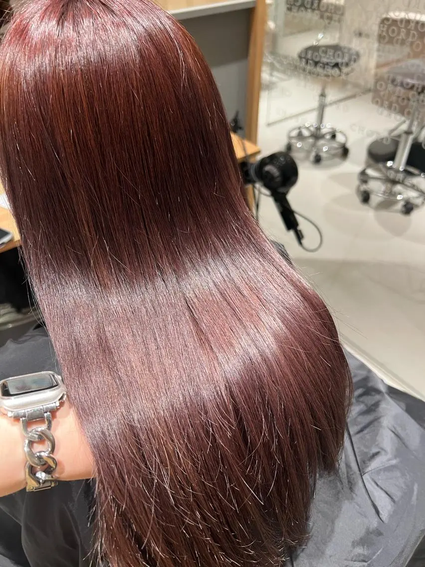 セミロング カラー ベージュカラー ブリーチ ピンクカラー ピンクベージュ 🦄Rena 🦄のヘアスタイル