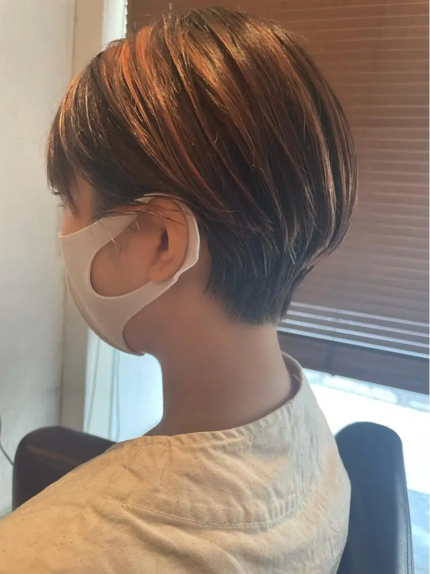 ショート カット トリートメント minatsu 東京の技術を京都でのヘアスタイル