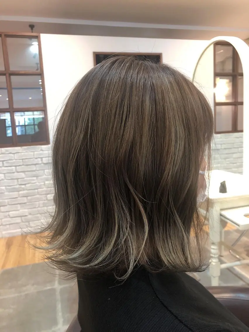 ミディアム カラー ヘアカラー トリートメント RYO ☆のヘアスタイル