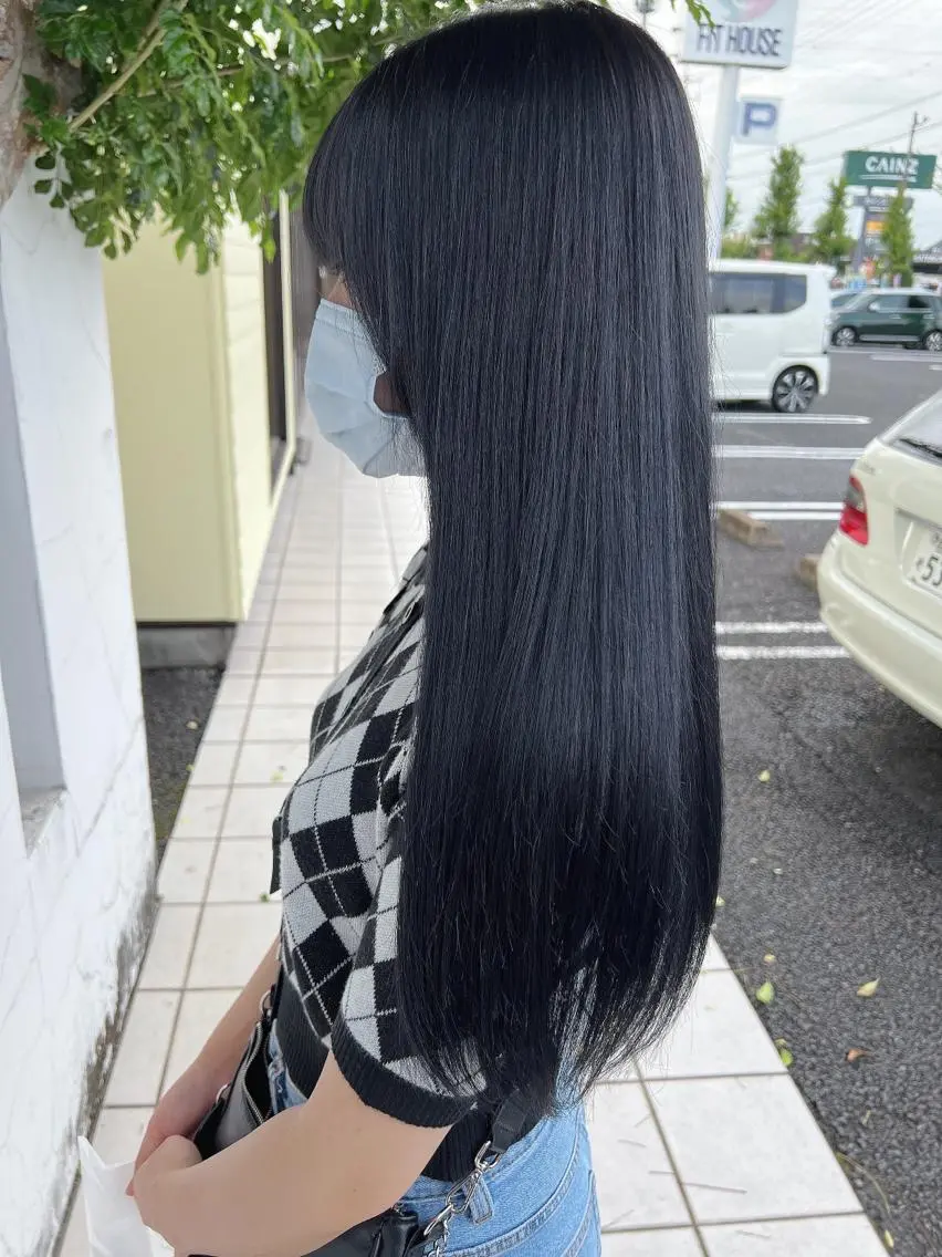 ロング ヘアカラー 具志 正太のヘアスタイル