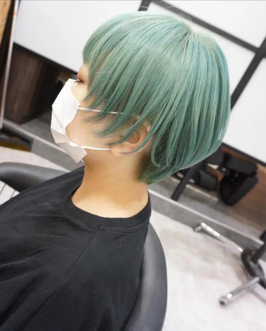 ショート ショートヘア ウルフカット カット ヘアカラー トリートメント hair teria ryu 大塚のヘアスタイル