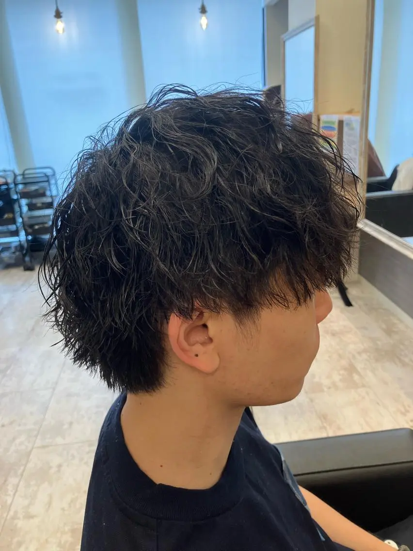 パーマ メンズ カット パーマ メンズ特化/パーマ/ フェードWATARUのヘアスタイル