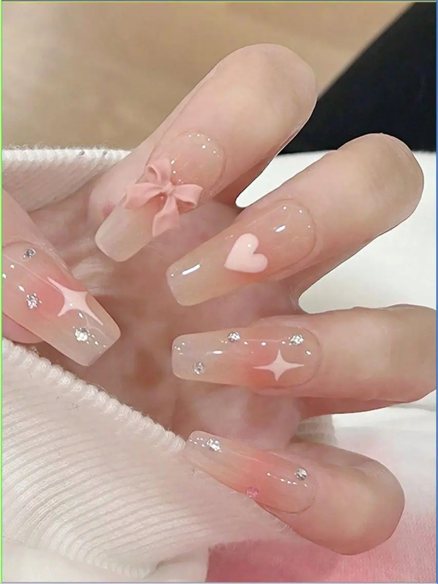 ネイル 長さ出し フレンチネイル グラデーション 卒業式 マグネットネイル ハンドネイル MIHANA ZENのネイルデザイン
