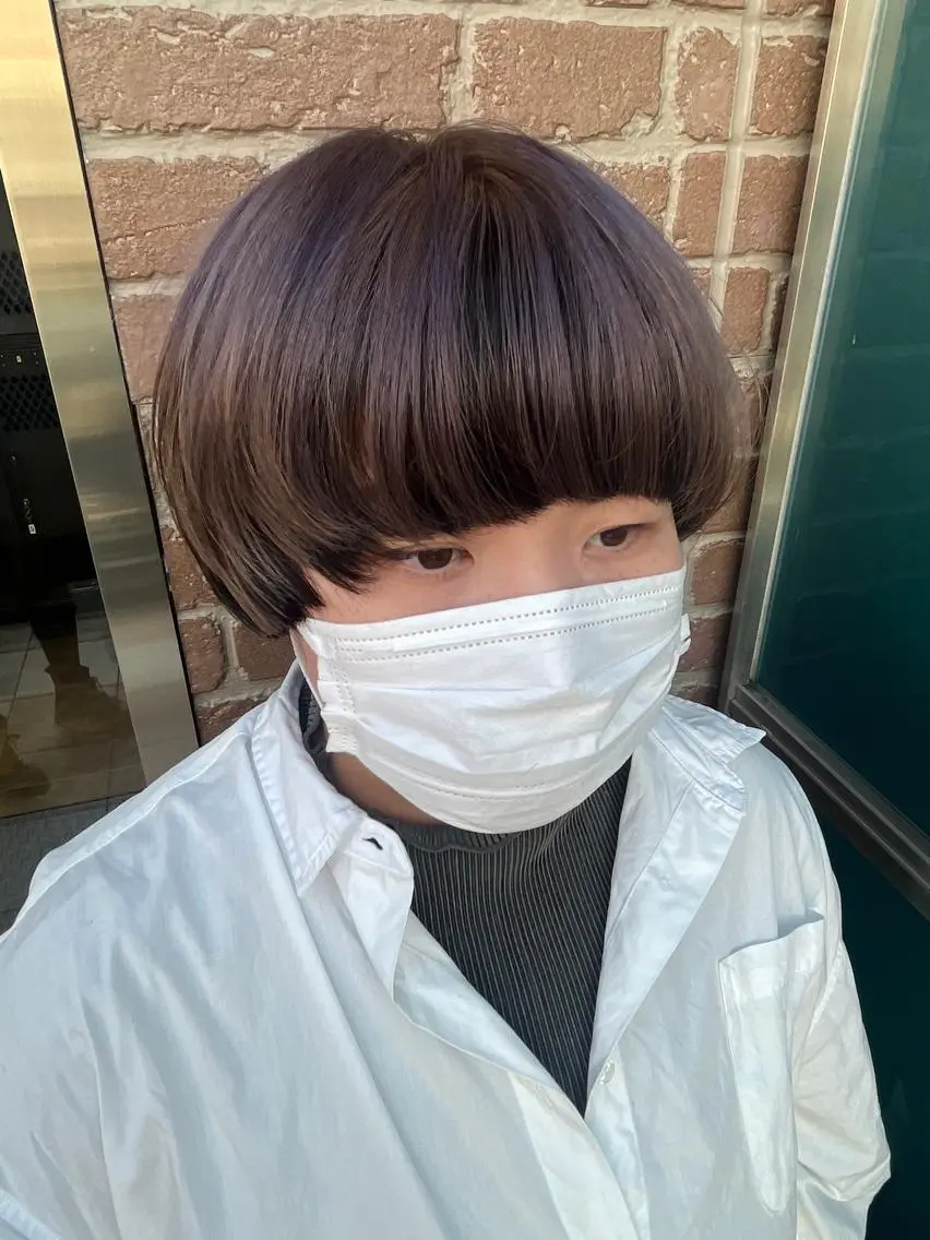 ショート カラー パーマ ヘアアレンジ メンズ キッズ ネイル マツエク・マツパ アイブロウ メンズブリーチ メンズハイライト メンズインナーカラー メンズ韓国風 ブリーチ 久木原 ゆりのヘアスタイル
