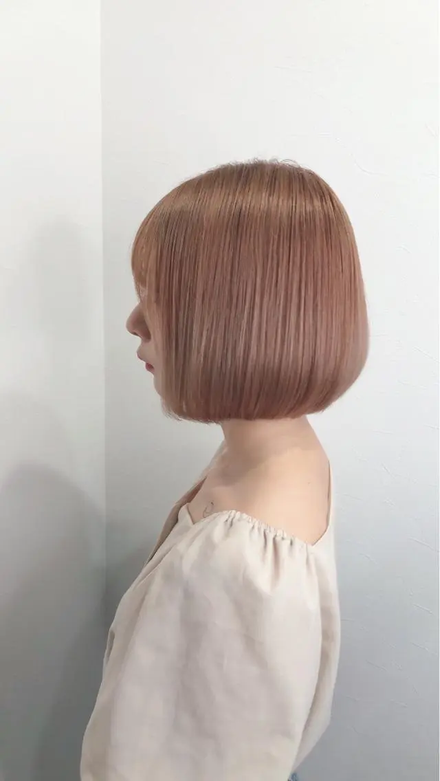 ショート カット ヘアカラー トリートメント レイヤーカット⭐︎ 韓国ヘア⭐︎YUKAのヘアスタイル
