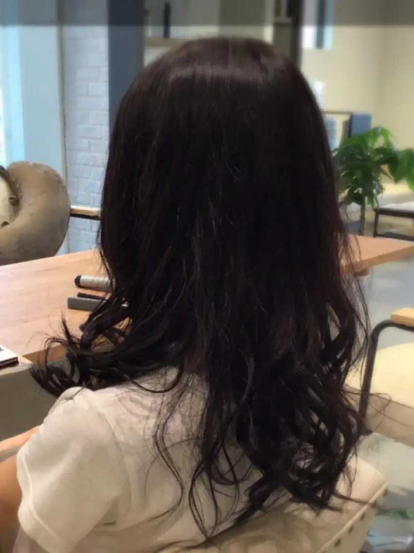 ロング パーマ 宮本 克也のヘアスタイル