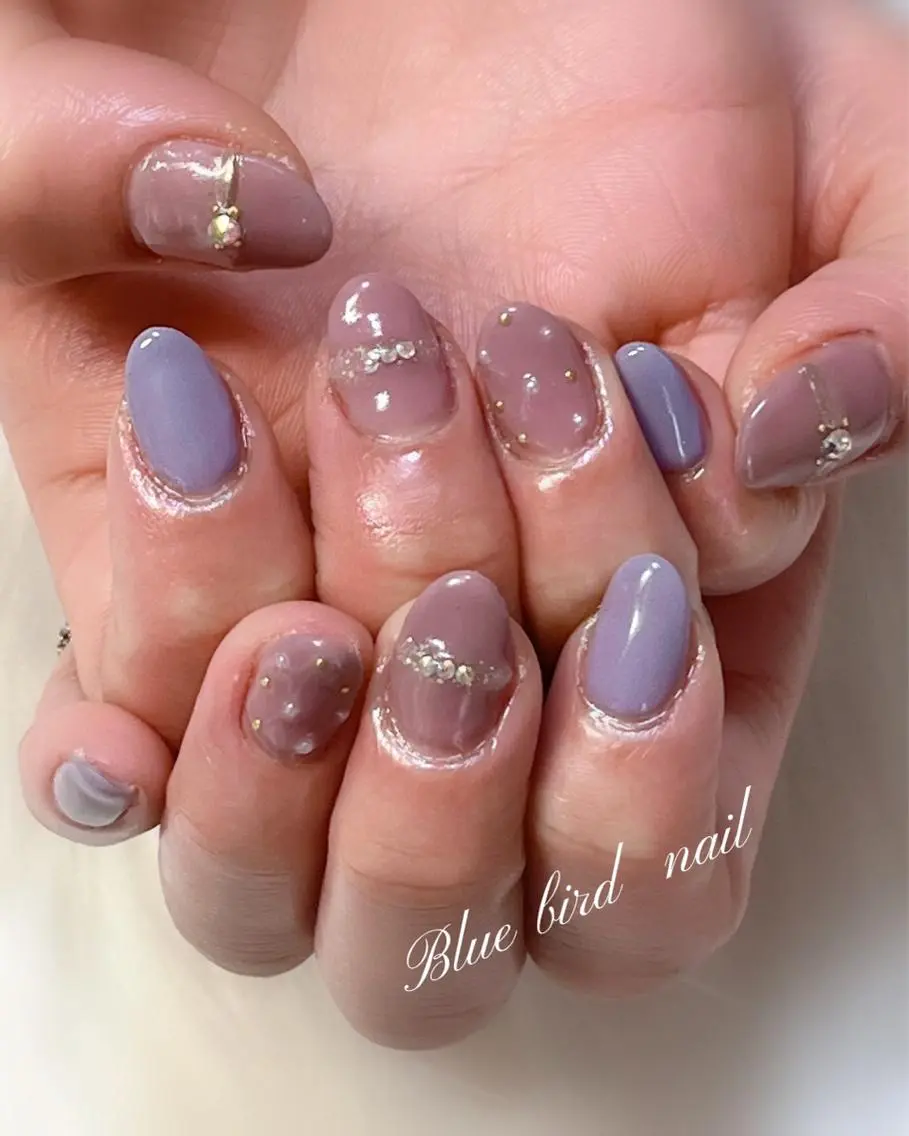 ネイル ハンドネイル Blue bird  nailのネイルデザイン