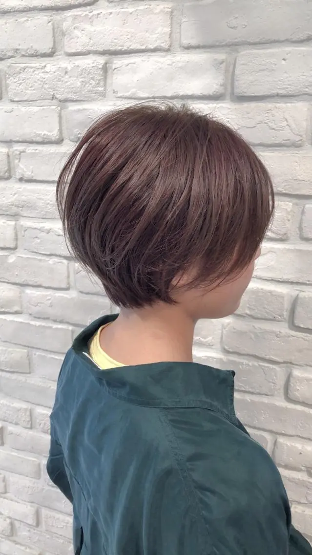 ショート カラー ショートヘア 五十嵐ゆり 美髪カラー 武蔵小杉のヘアスタイル