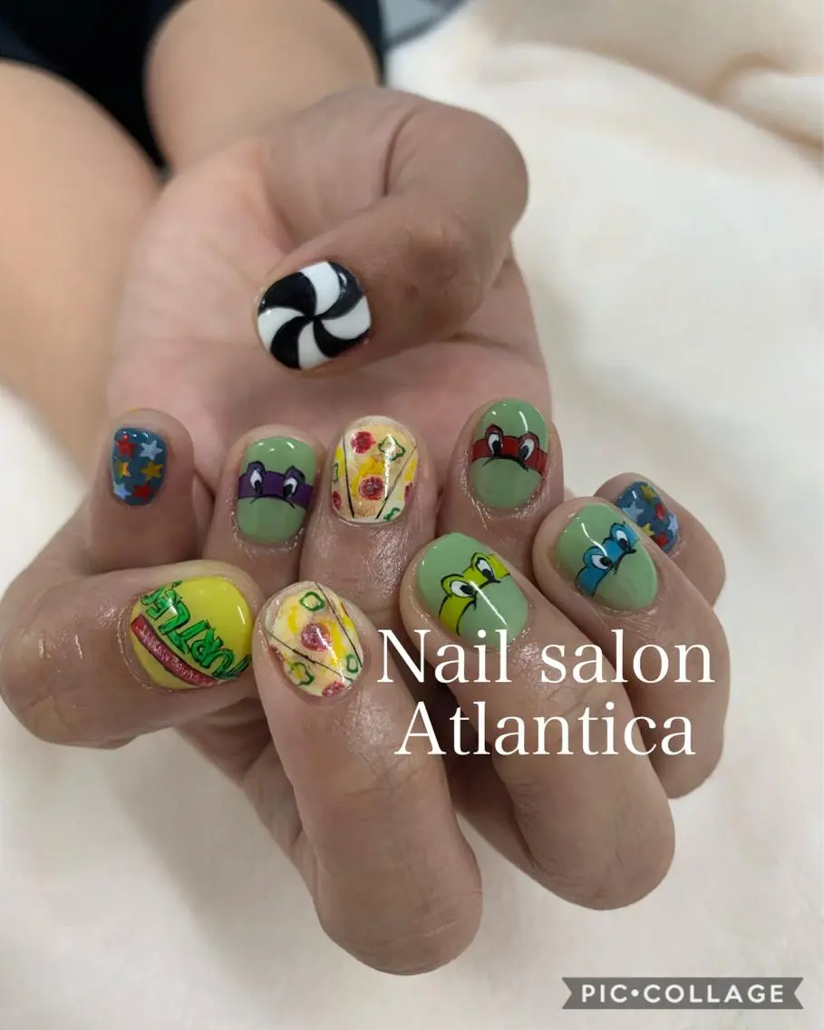ネイル アートネイル ハンドネイル Nail salon ✩ アトランティカのネイルデザイン