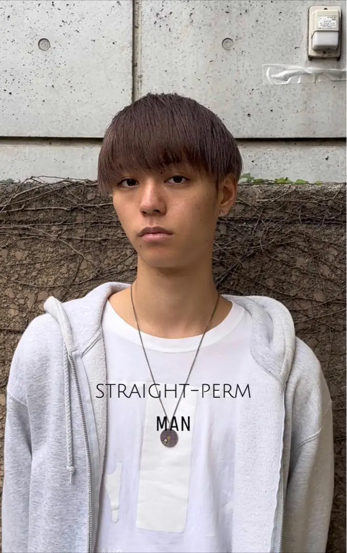 ショート パーマ メンズ マッシュ 松村 翔のヘアスタイル