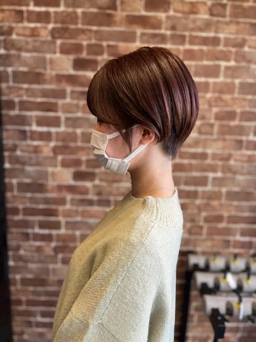 ショート カラー パーマ ヘアアレンジ メンズ キッズ マツエク・マツパ アイブロウ メンズブリーチ メンズハイライト メンズインナーカラー メンズ韓国風 ブリーチ 久木原 ゆりのヘアスタイル