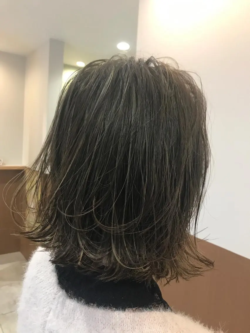 ミディアム ヘアカラー 森崎 士/似合わせカラーのヘアスタイル