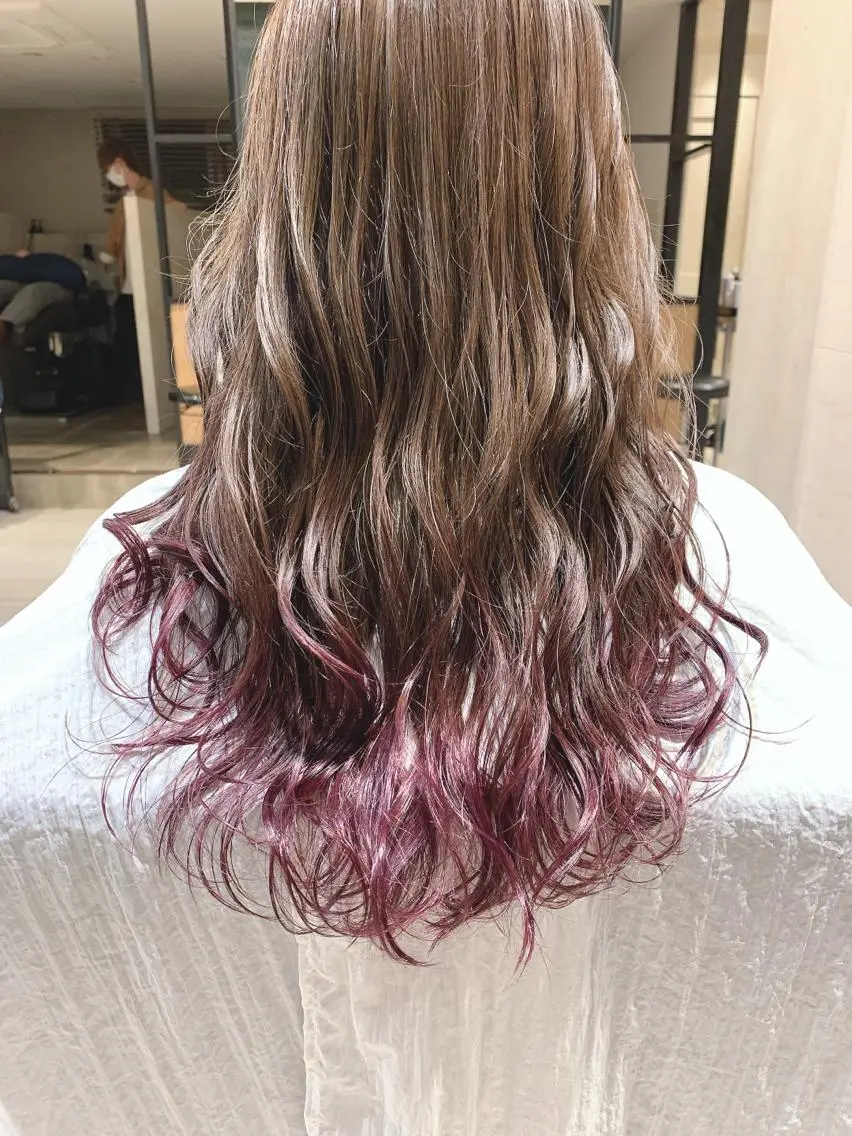 ロング カラー カット ヘアカラー トリートメント 🌿earth亀有店 【短髪のノブ】🌿のヘアスタイル
