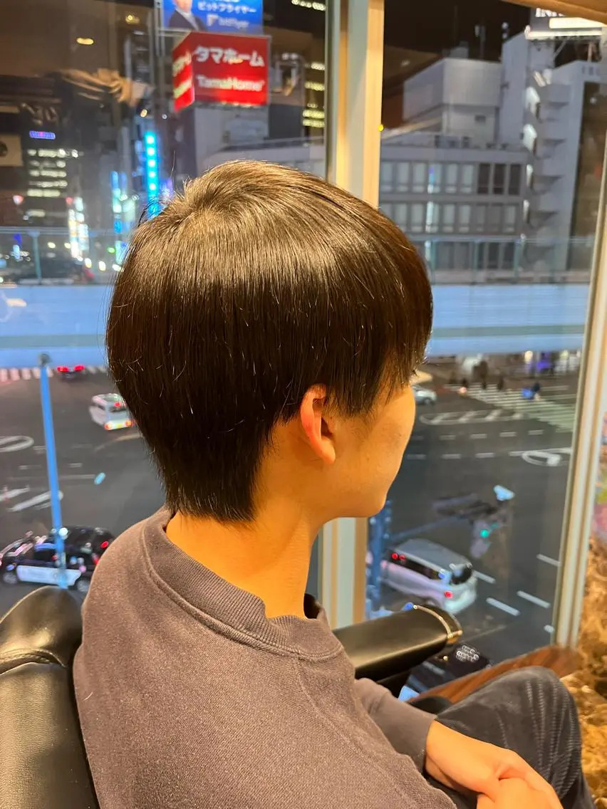 ショート メンズ メンズ韓国風 韓国マッシュ マッシュ 韓国風ヘア 工藤 千織のヘアスタイル