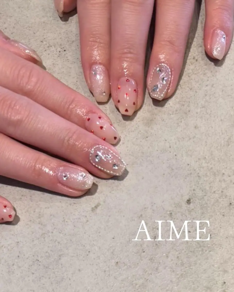 ネイル アートネイル ハンドネイル AIME （momo）のネイルデザイン