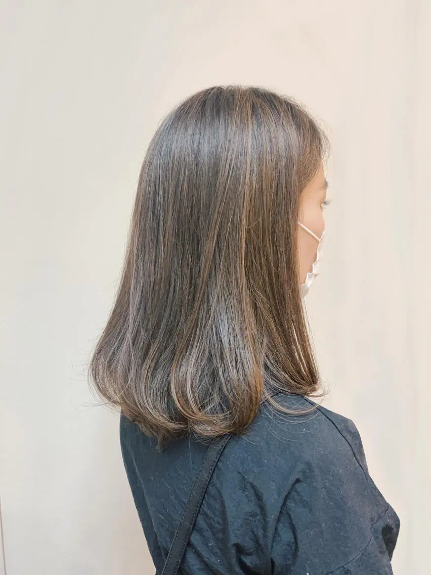 ミディアム カラー ハイライトカラー ハイライト Honami カラー診断/髪質改善のヘアスタイル