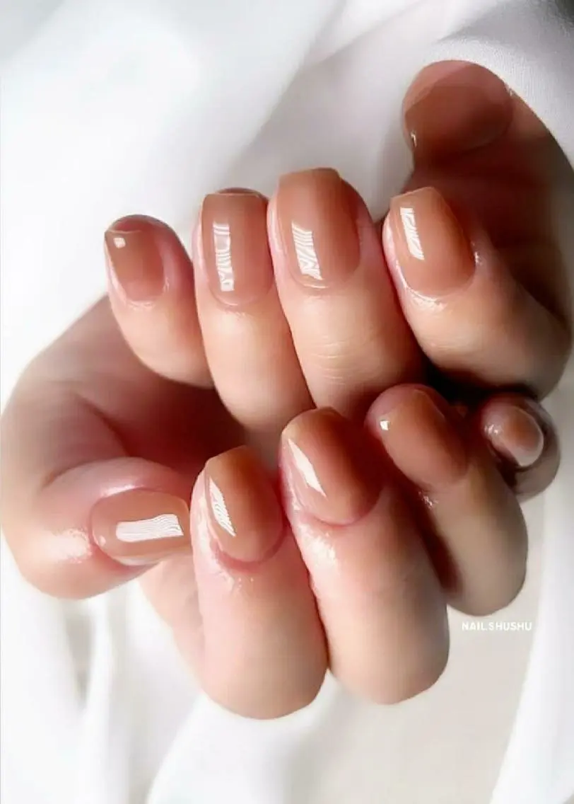 ネイル 持ち込み ニュアンスネイル オフィスネイル ワンカラーネイル シンプルネイル 3dパーツ/流行り 👧shushu❤️のネイルデザイン
