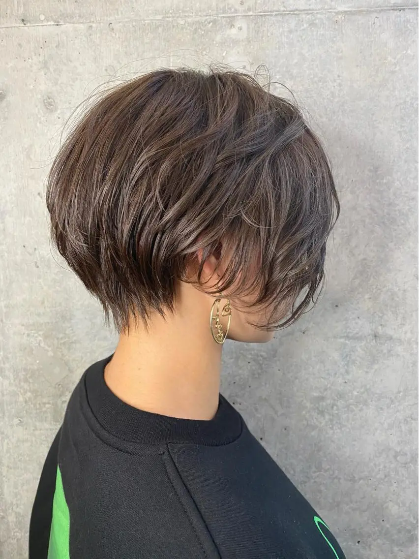ショート ハンサムショート ショートヘア 愛されヘア♪ 大森春奈のヘアスタイル