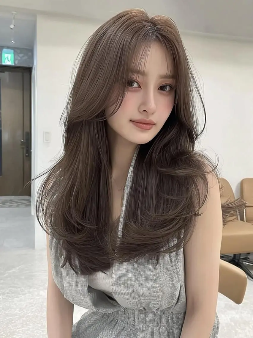 セミロング ボブ 外国人風カラー カット ヘアカラー トリートメント 🎀透明感カラー/ yuka🎀のヘアスタイル