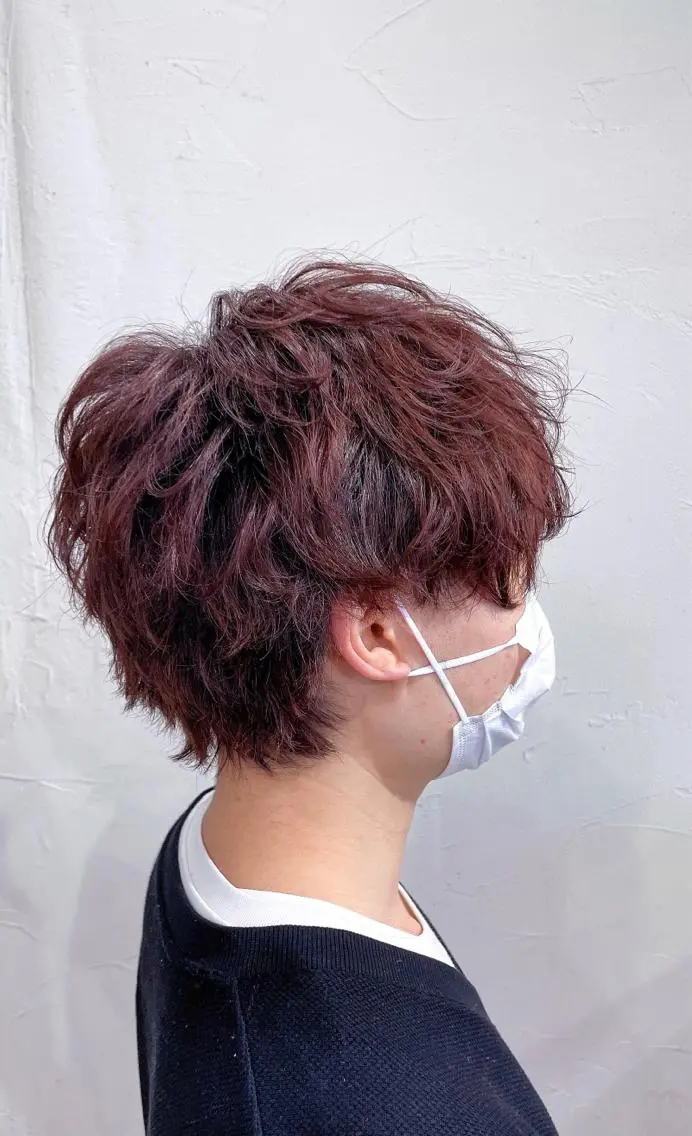 ショート メンズ くびれヘア かんばら りょーいのヘアスタイル