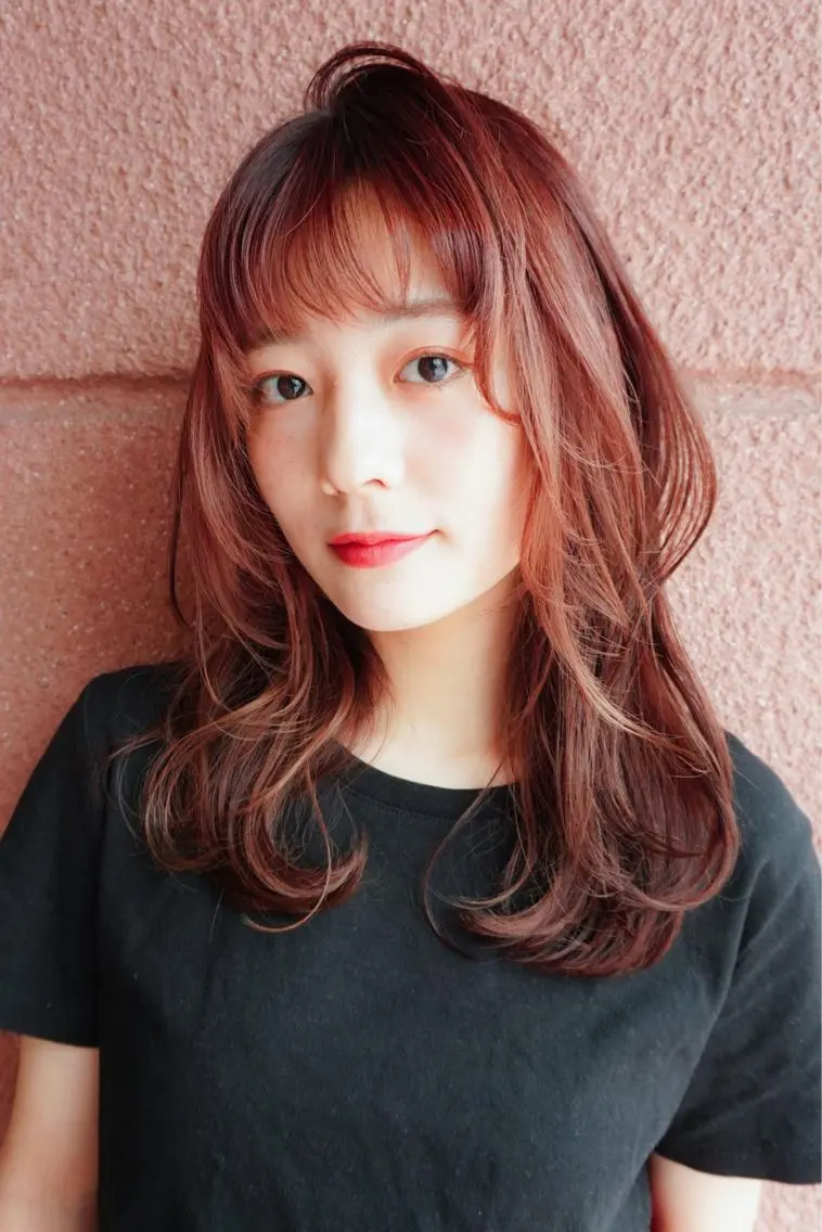 セミロング カラー 🍀LINDA室見 🍀野口勝太郎のヘアスタイル