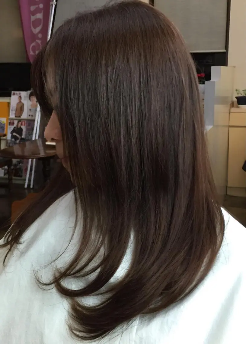 ロング カラー 池原 寛之のヘアスタイル