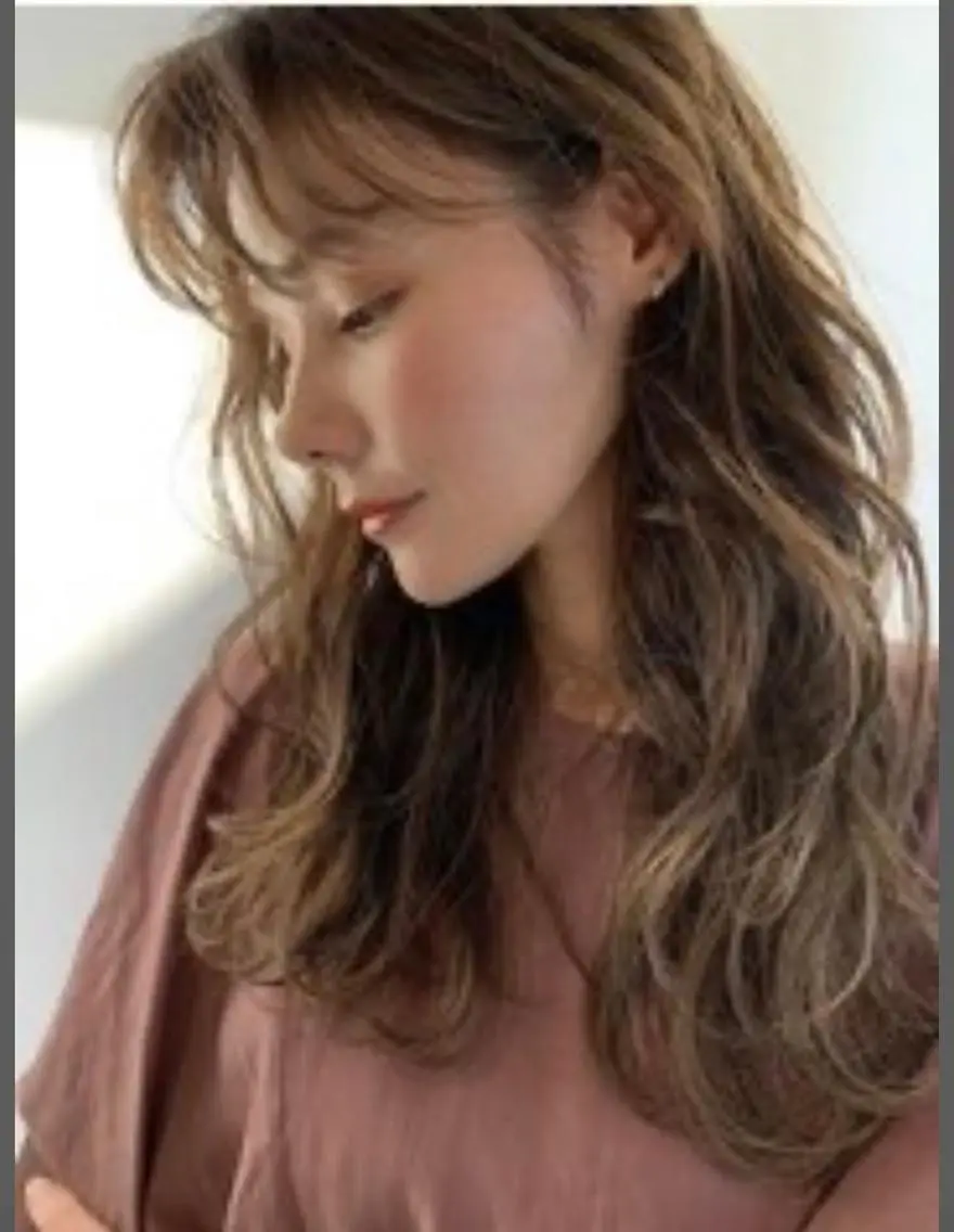 ロング カラー カット ヘアカラー 【海外風ヘア、 似合わせ】KAEDEのヘアスタイル