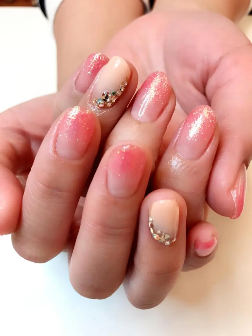 ネイル ジェルネイル ソフトジェル Sunny side nailのネイルデザイン