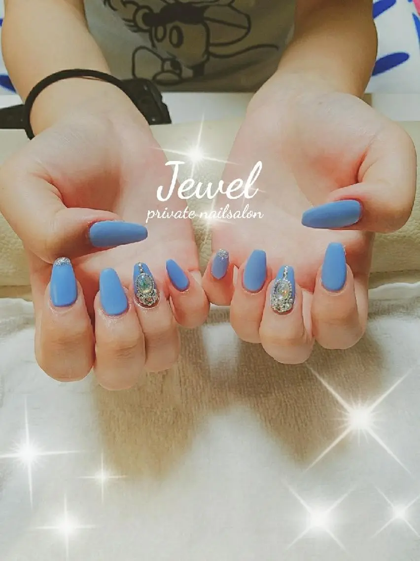 ネイル マットネイル ハンドネイル ＪＥＷＥＬ ＮＡＩＬのネイルデザイン