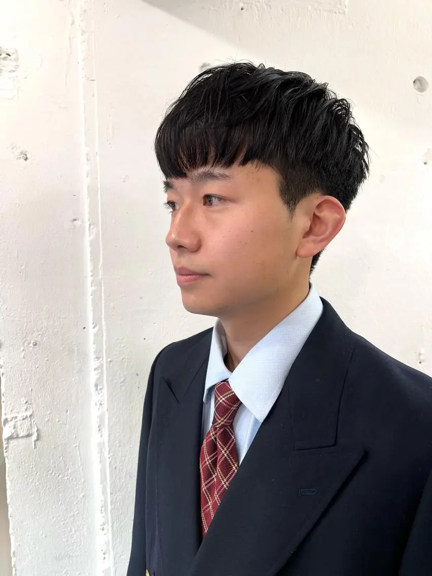 ショート メンズ カット 木村陸弥🌿似合わせ 再現性メンズヘアのヘアスタイル
