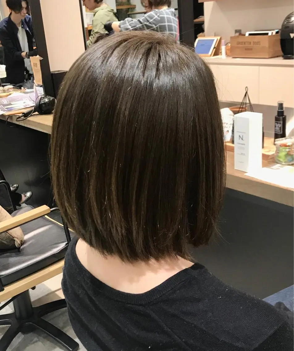 ミディアム カラー ヘアアレンジ ベージュカラー 透明感カラー カット ヘアカラー トリートメント 似合わせレイヤー/ 美髪縮毛矯正/ミナエのヘアスタイル