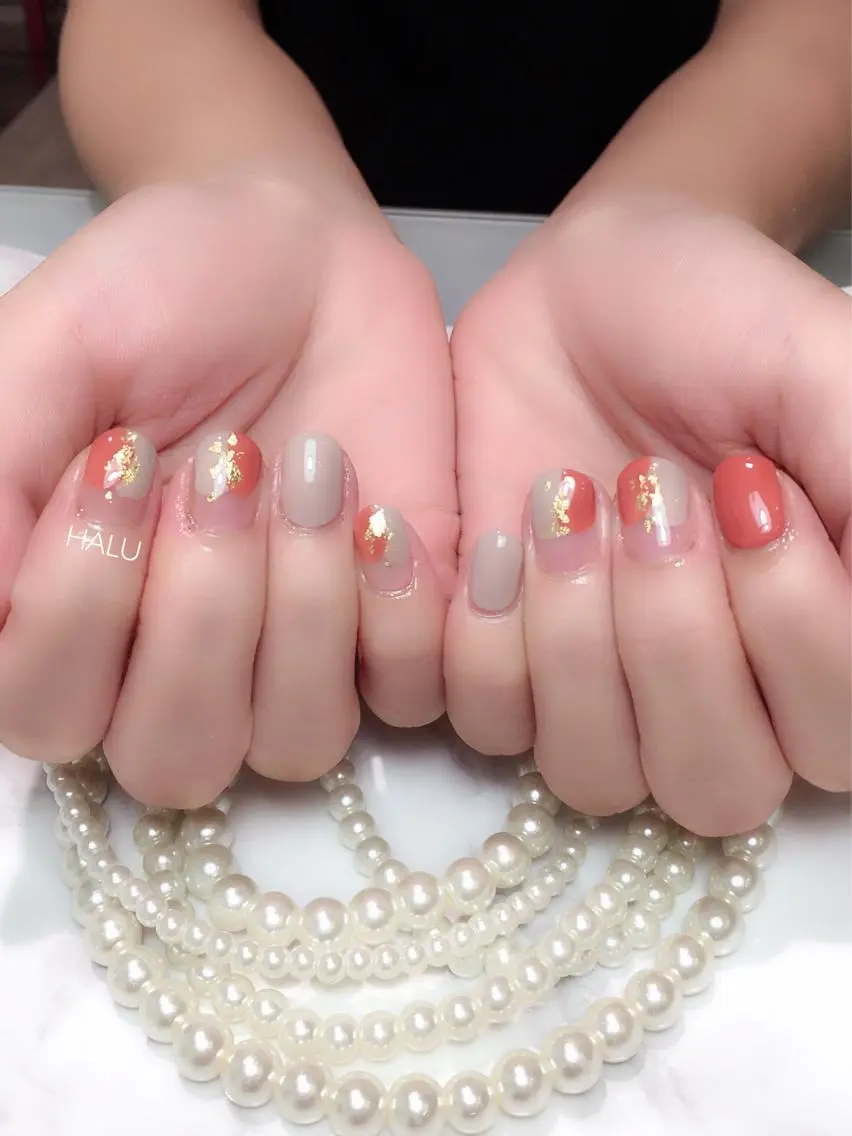 ネイル ボルドー HALU ハルのネイルデザイン