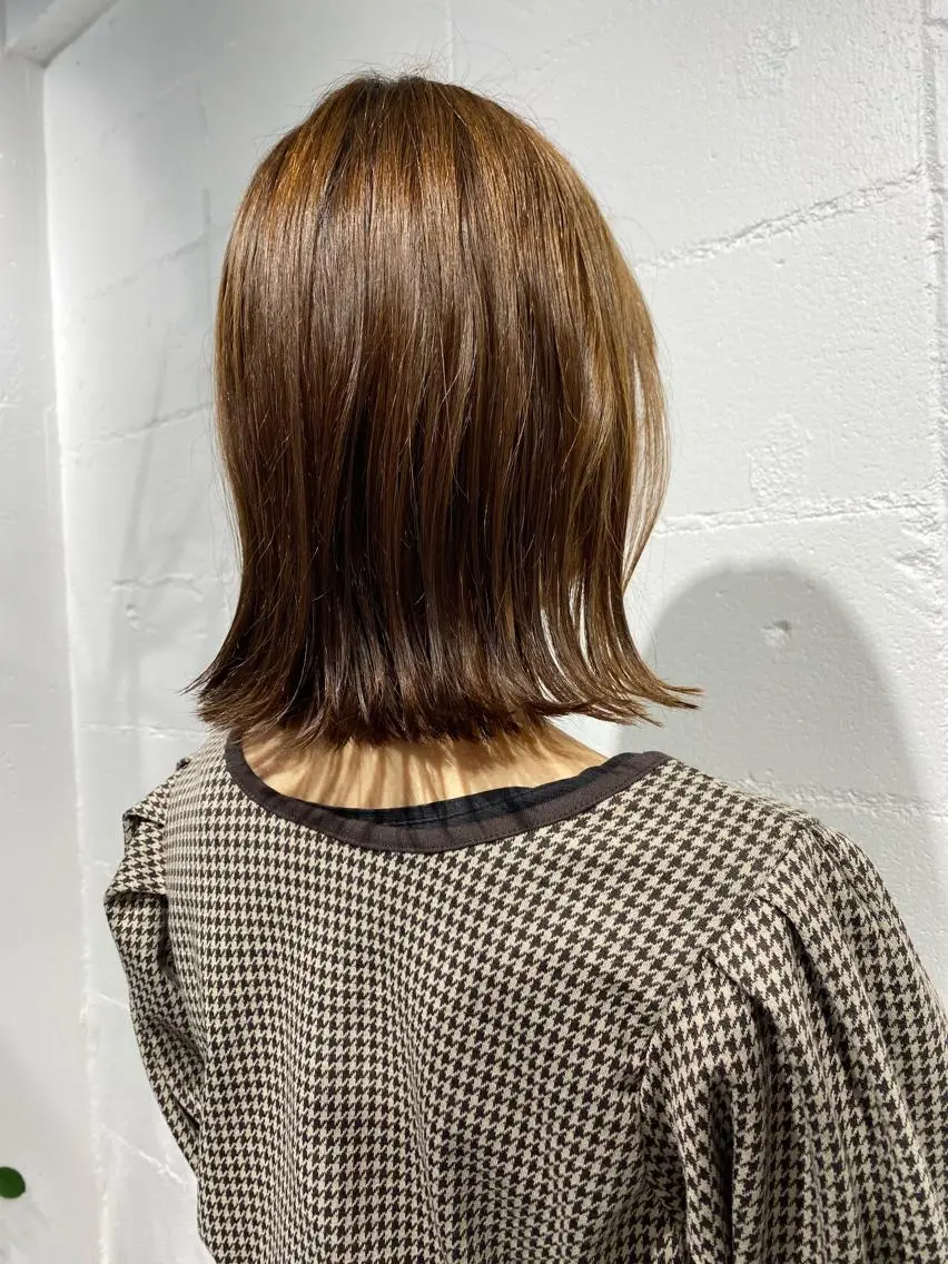 ミディアム ショート・ウルフ✂︎ 安住有咲子のヘアスタイル