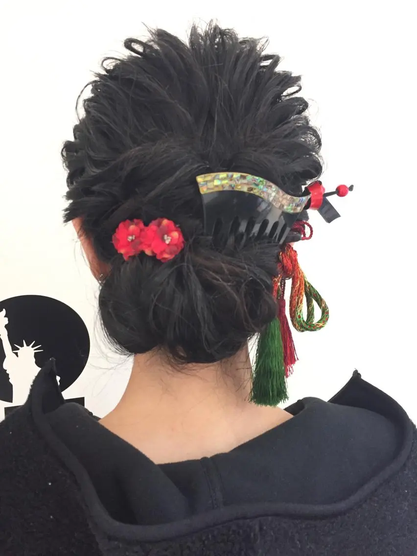 セミロング ヘアセット ✂️小顔カット✂️ 山本有紀のヘアスタイル