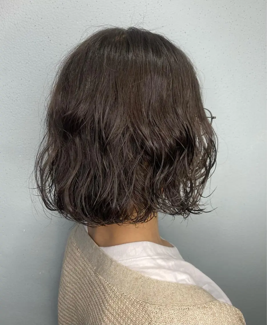 ミディアム パーマ ミディアムパーマ 🌈似合わせカット 中村隆寛のヘアスタイル
