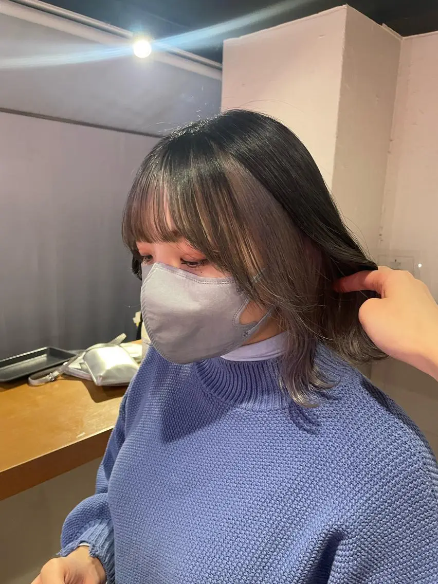 ミディアム たかはし はるかのヘアスタイル
