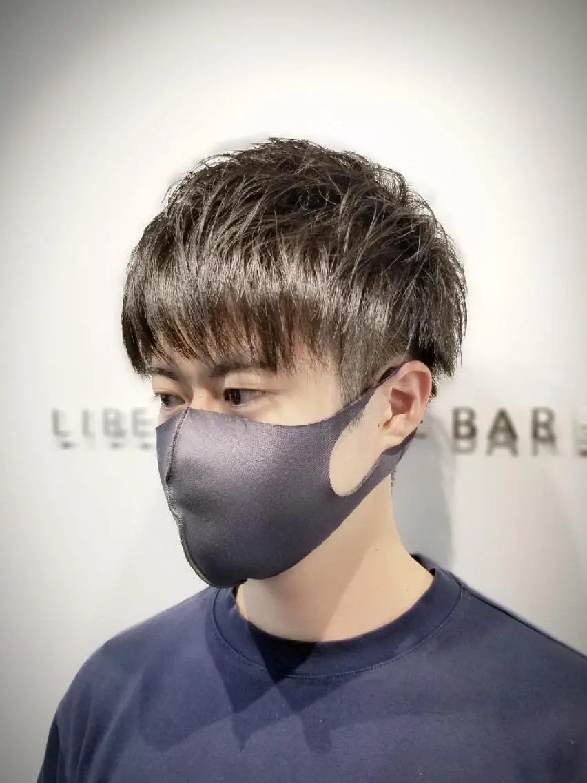 ショート メンズ ツーブロック カット LIBERTY・野地 barber  NDのヘアスタイル