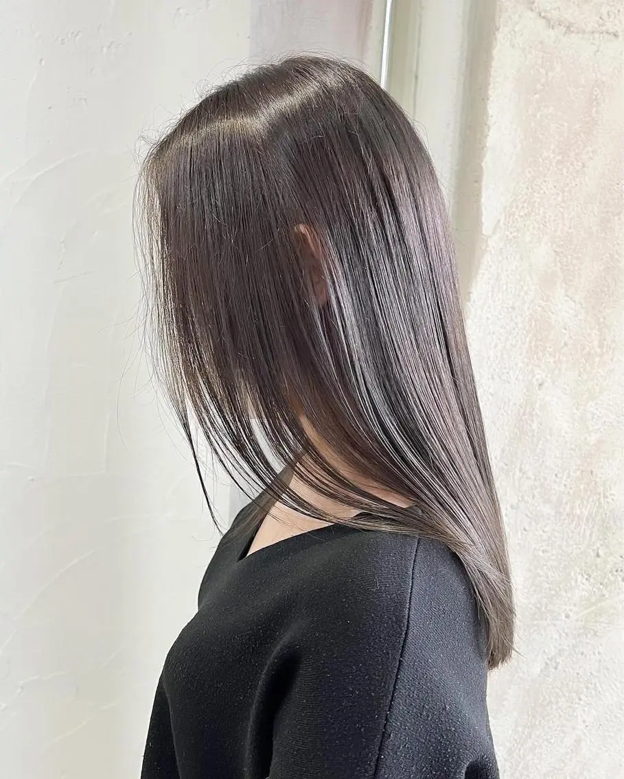 カラー ヘアカラー ✨ブリーチなしカラー ×髪質改善✨松村 潤のヘアスタイル