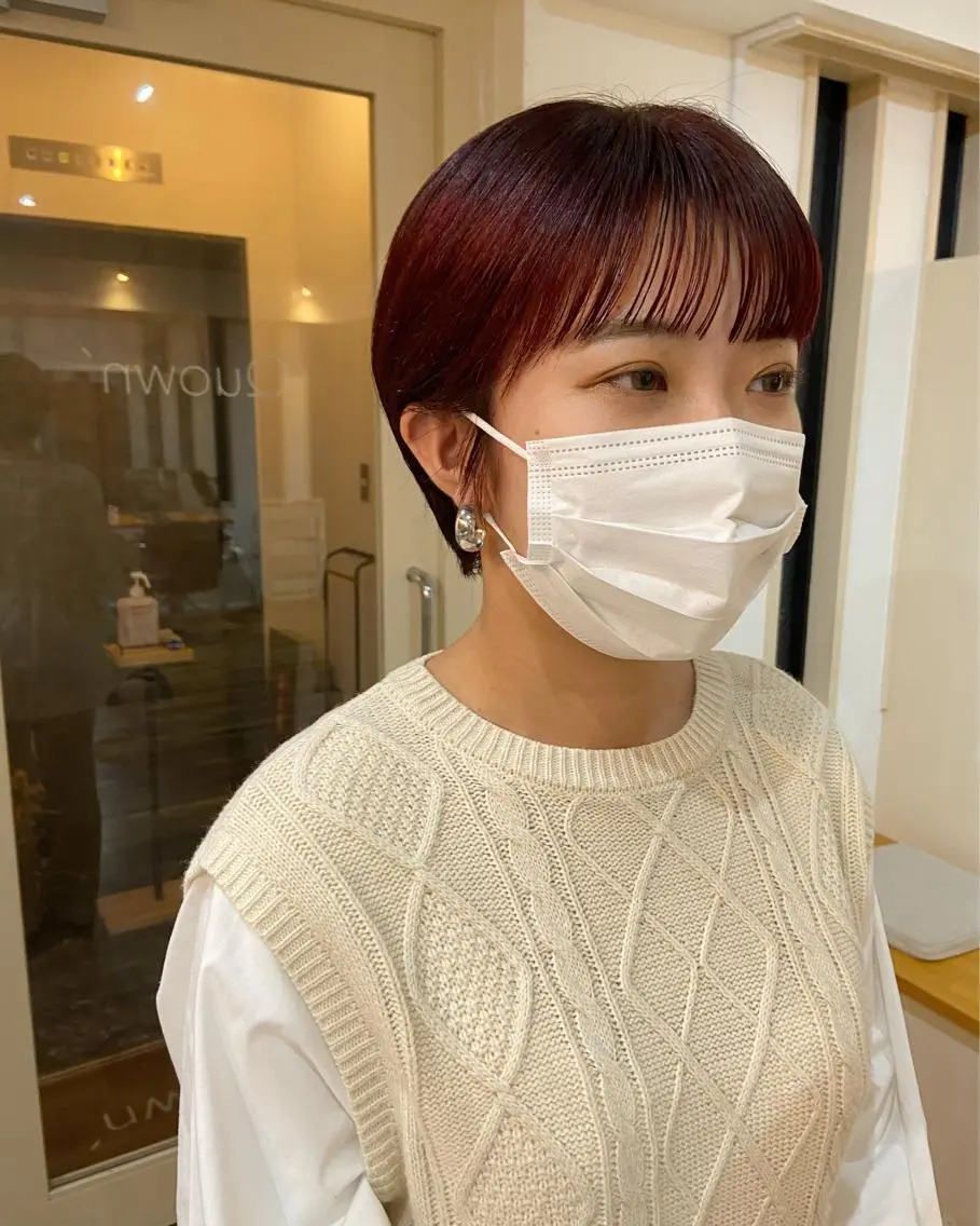 ショート カラー SALTWATER AYARIのヘアスタイル