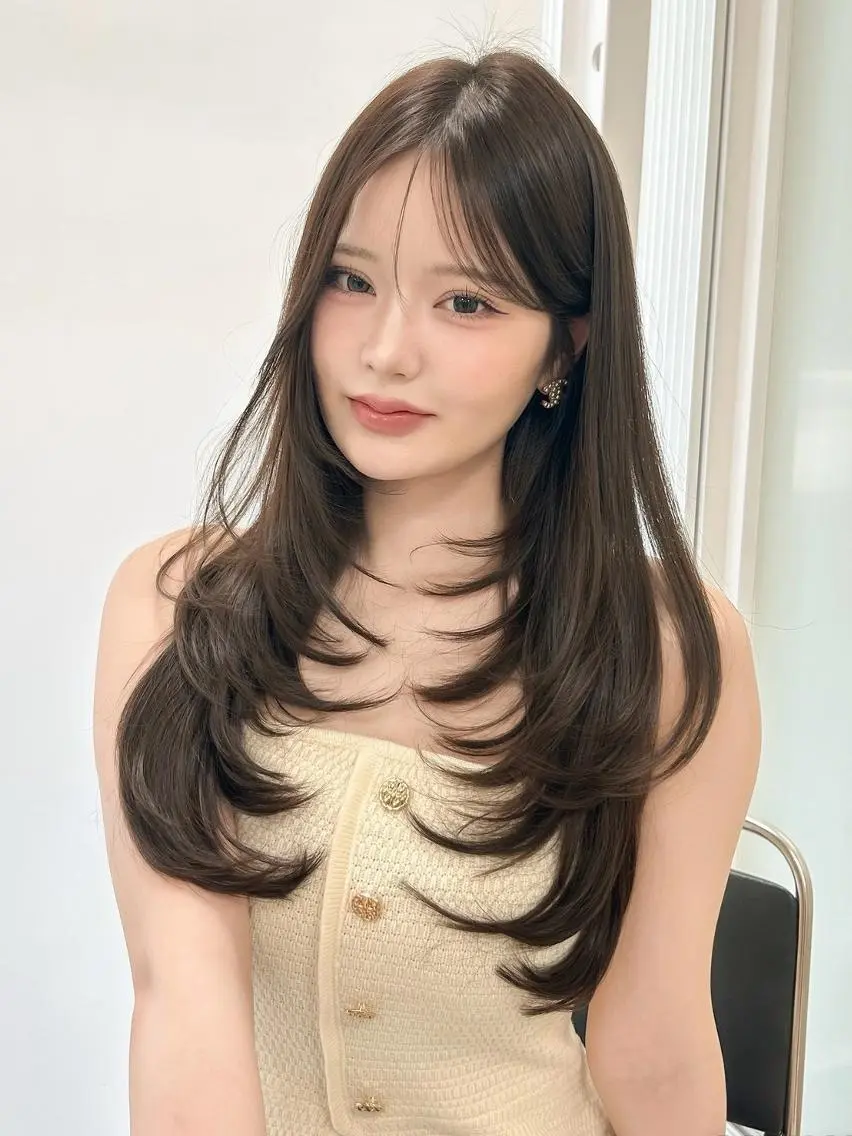 カラー オリーブ🫒 layer🤍天神店のヘアスタイル