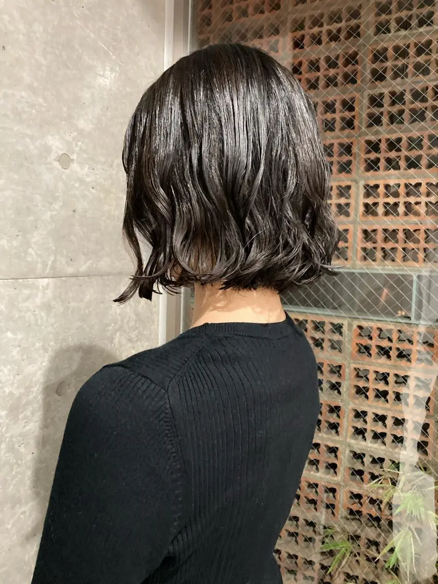 パーマ デジタルパーマ カット パーマ ロングパーマ木村 ボブパーマのヘアスタイル
