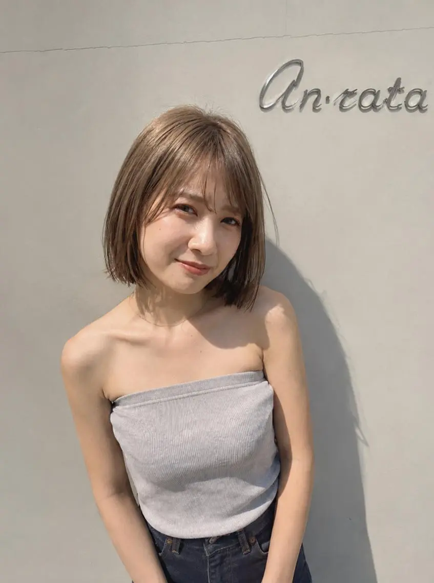 ミディアム ヘアカラー an・rata/ 当日OK/和歌山市駅のヘアスタイル