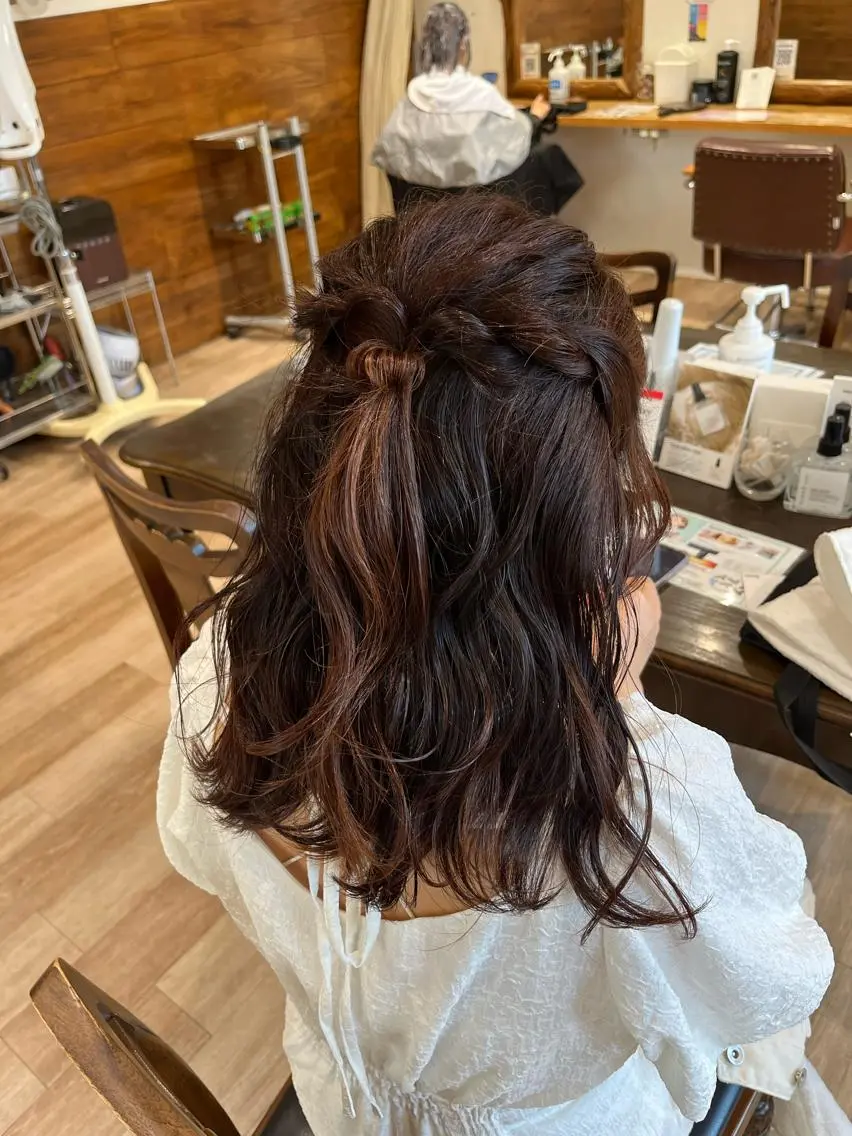 ヘアアレンジ niconail 🧣ayu 📍烏山のネイルデザイン