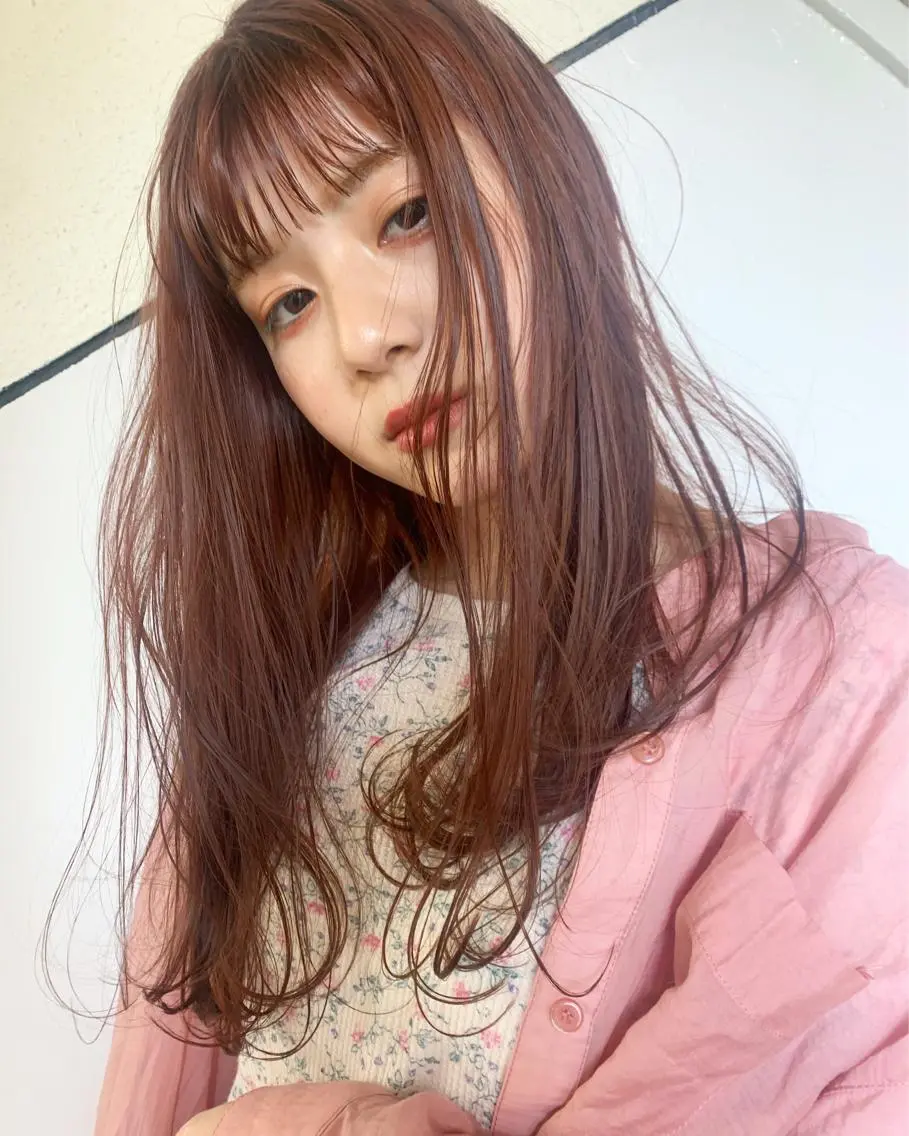 セミロング カラー ヘアアレンジ カット ヘアカラー トリートメント 福岡似合わせレイヤー /ウルフ/ハイトーンのヘアスタイル