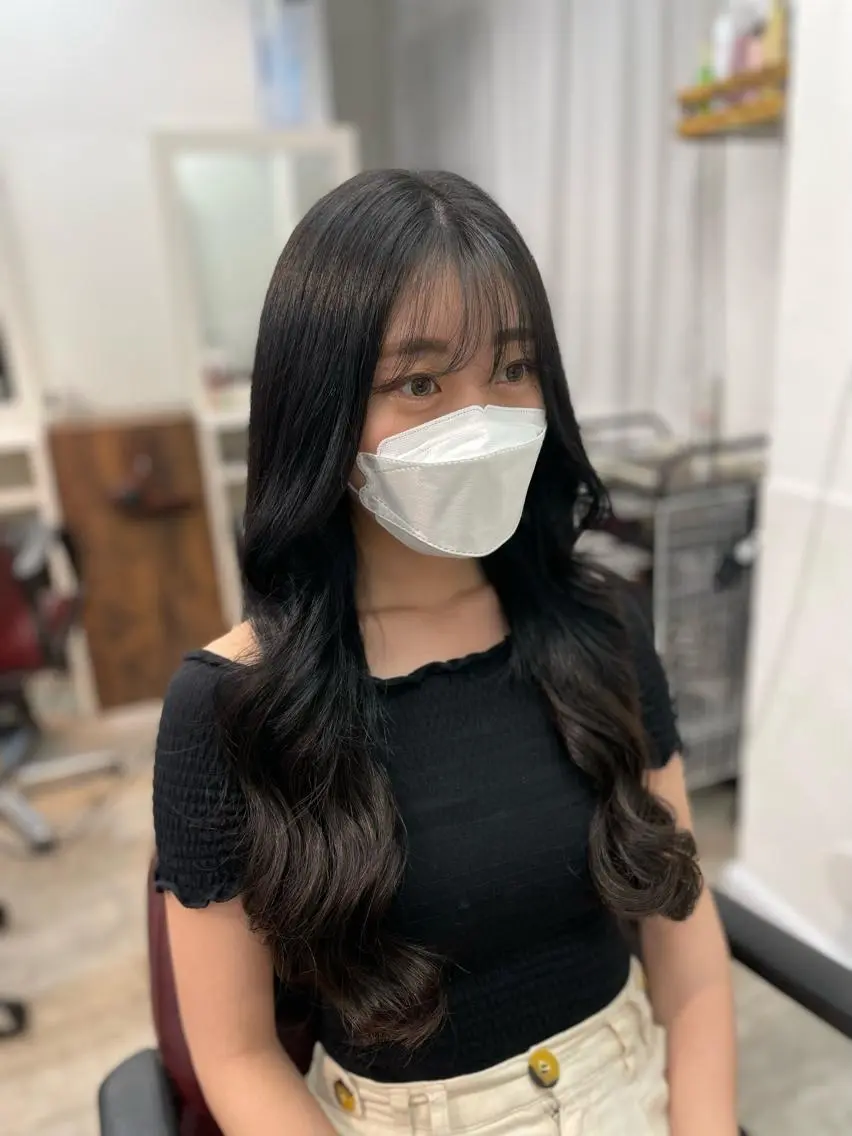 ロング カラー カット ヘアカラー エクステ ヘアセット 韓国ヘア🤍髪質改善 🇰🇷AKANEのヘアスタイル