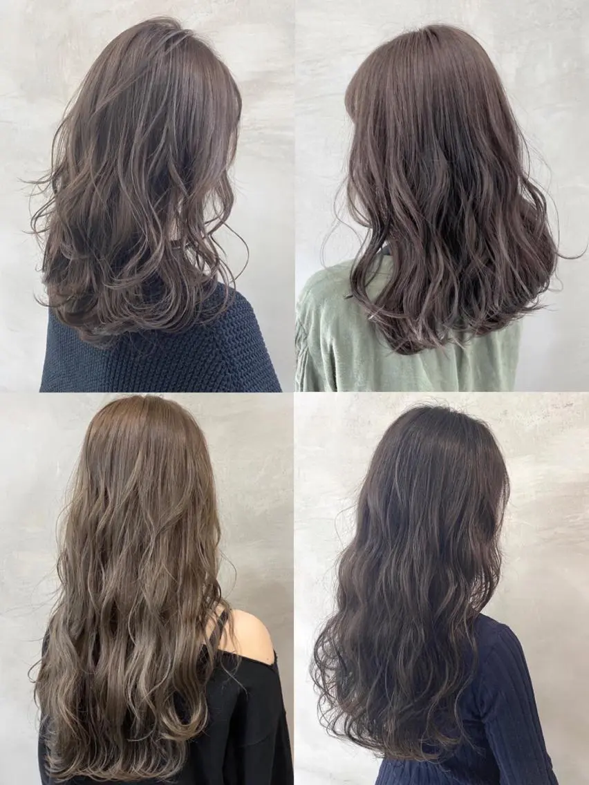 ロング カラー グレージュ ヘアカラー トリートメント 🫧透明感カラー🫧 OIKAWAのヘアスタイル