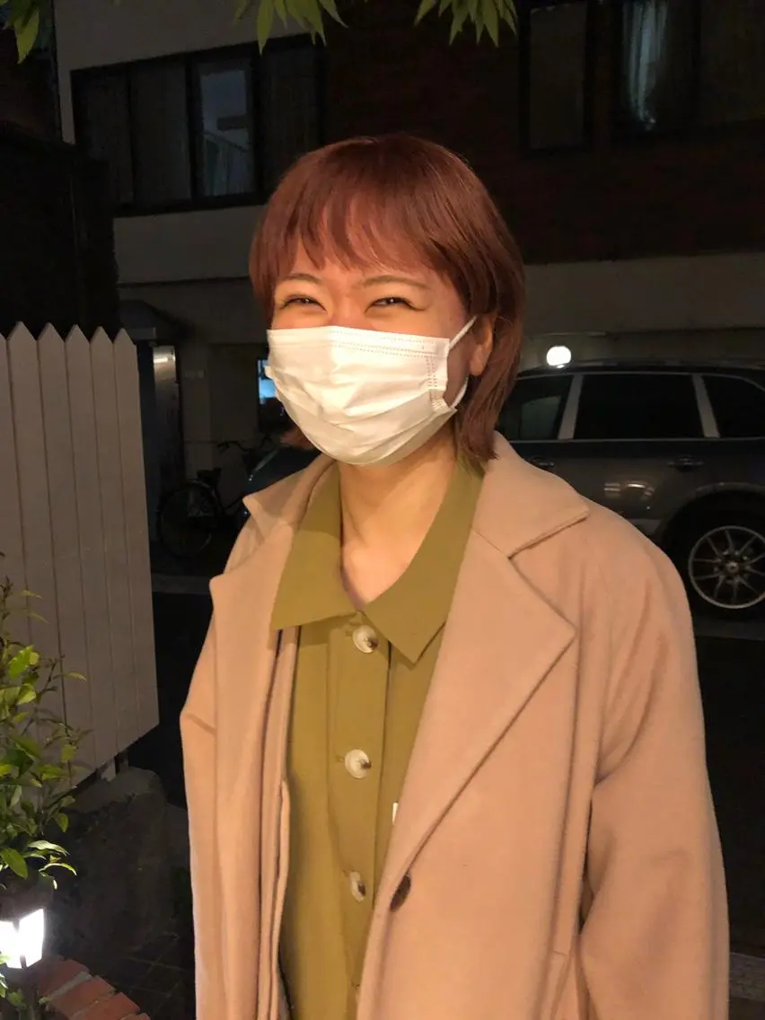 ミディアム カラー eri kinjoのヘアスタイル