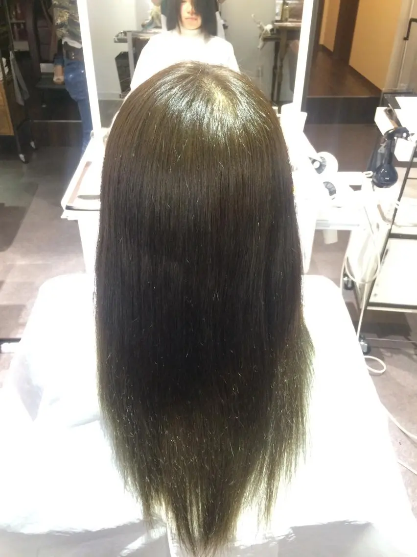 セミロング カラー CHAINON 近鉄奈良店のヘアスタイル