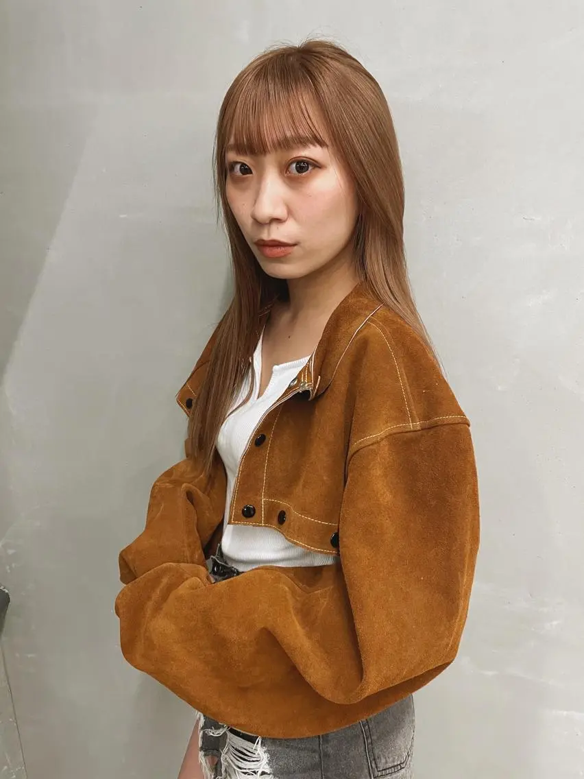 ミディアム カラー ブリーチ カット ヘアカラー トリートメント ヘアセット センスをお届けします 大谷将生infpのヘアスタイル