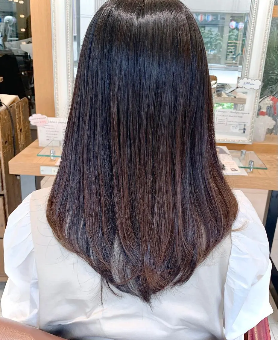 セミロング 似合わせカット🌷関 郁美🌷のヘアスタイル